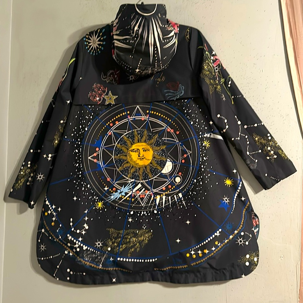 Johnny Was reversible coat. Rain resistant NWOT - Picture 2 of 12
